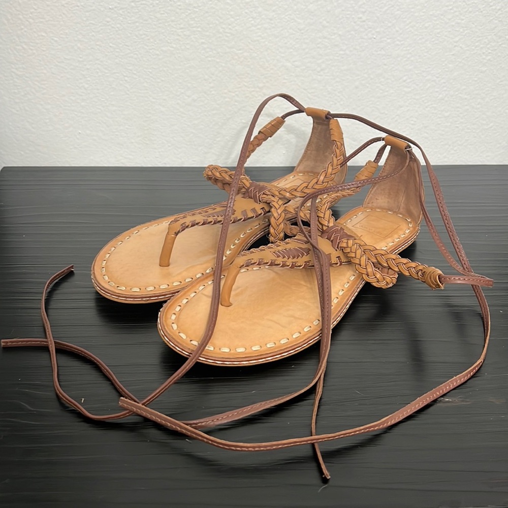 Dolce Vita Keoni Laceup Sandals Women’s Size 9 1/2